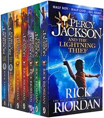 Percy Jackson Series 7 Books Collection Set (Lightning Thief, Sea of Monsters, Titan's Curse, Battle of the Labyrinth, Last Olympian, Greek Heroes, Greek Gods) - Rick Riordan