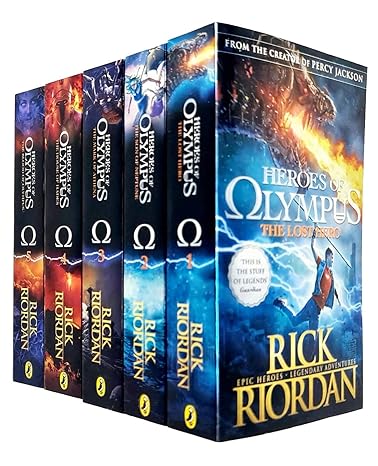 Heroes of Olympus (Pack Containing 5 Books) - Rick Riordan