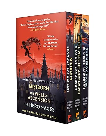 Mistborn Trilogy TPB Boxed Set: Mistborn, The Well of Ascension, The Hero of Ages (The Mistborn Saga) - Brandon Sanderson