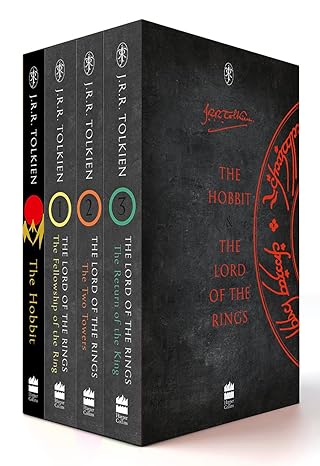 Tolkien 4 Book Boxed Set (The Hobbit, The Fellowship of the Ring, The Two Towers, The Return of the King) - J.R.R. Tolkien